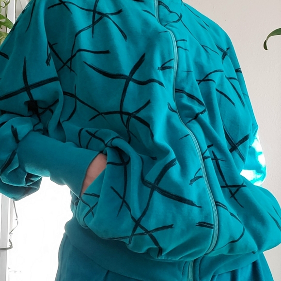 Vintage 80s Velour Tracksuit - Picture 5 of 10